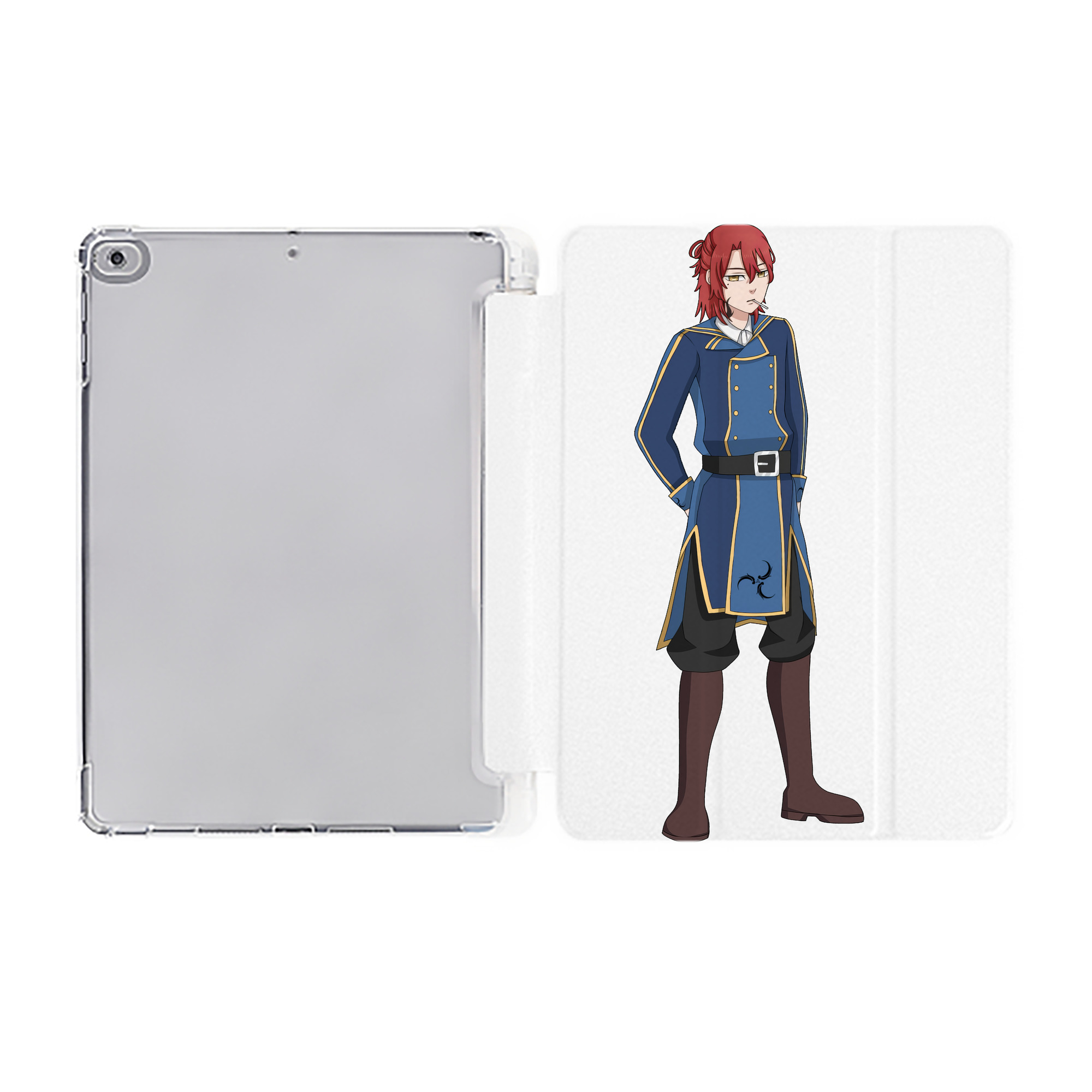 （画像用） 東京リベンジャーズ Tokyo Revengers IPad ケース ペン収納付き 三つ折りスタンド PUレザー×シリコン 対応機種9.5/10.5/10.9インチ